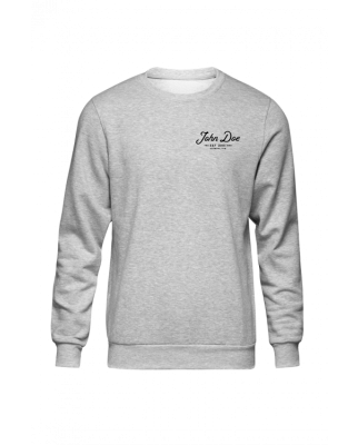JOHN DOE SWEATER JD LETTERING GREY