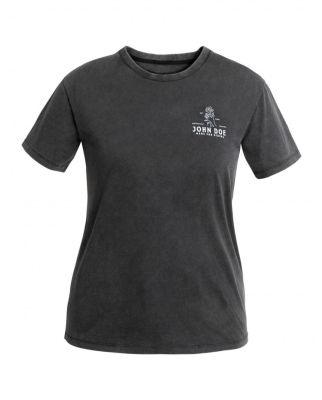 JOHN DOE T-SHIRT WOMEN ROSE FADE OUT BLACK