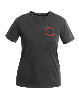 JOHN DOE T-SHIRT WOMEN TIGER II FADE OUT BLACK