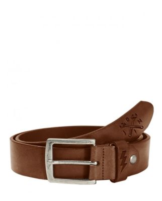 JOHN DOE LEATHER BELT CROSS TOOL DARK COGNAC