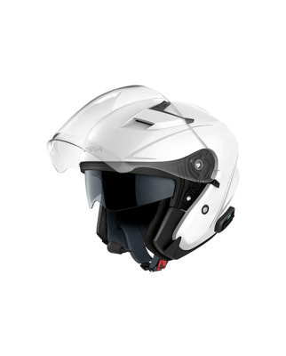 SENA OUTSTAR S - Smart Motorrad-Jethelm (ECE) - weiss glänzend