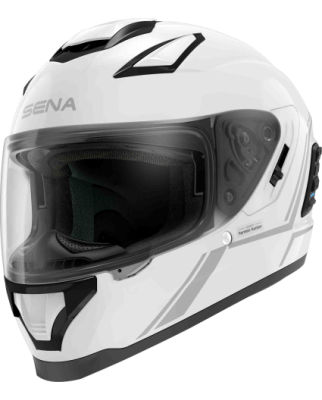 SENA STRYKER - Smart Motorrad-Integralhelm (ECE) - Glossy White